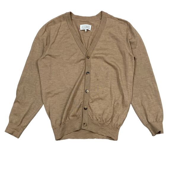Maison Margiela Wool Button Cardigan Men's L Preppy Academic - Picture 1 of 11